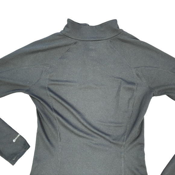 The North Face Black Long Sleeve Athletic Stretch Modern 1/4 Zip Collared Small - Picture 12 of 14